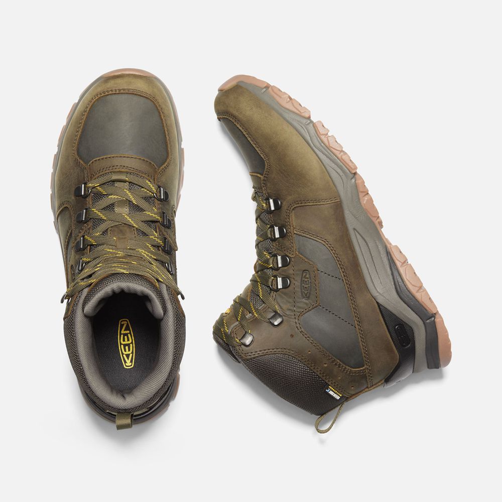 Keen Vandringskängor Herr Olivgröna - Innate Läder Waterproof - 093568SIK